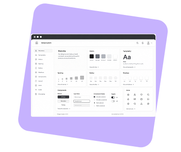Design system case study illustration