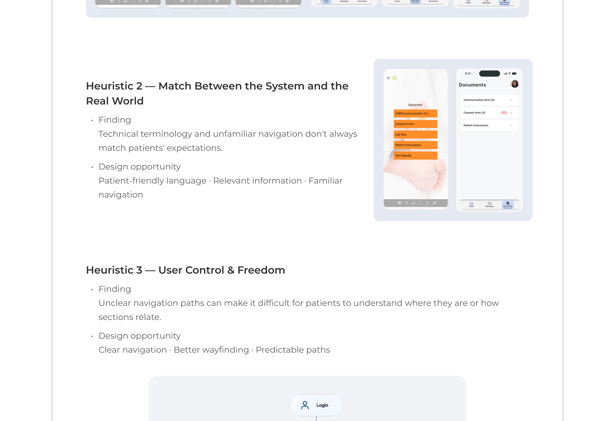 Fertility Patient Portal Redesign, section 4