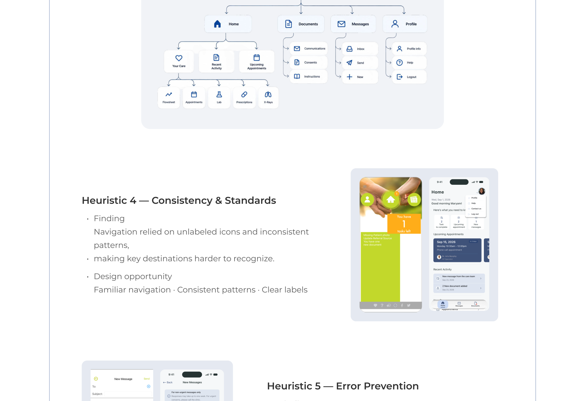 Fertility Patient Portal Redesign, section 5