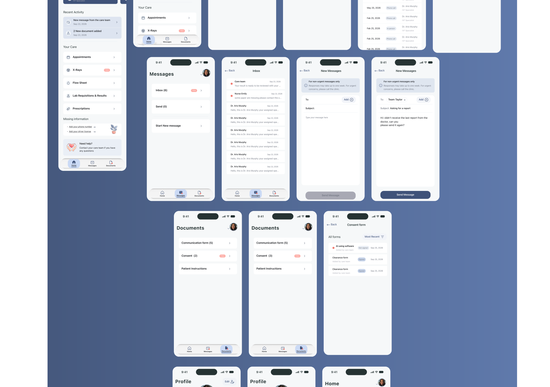 Fertility Patient Portal Redesign, section 9