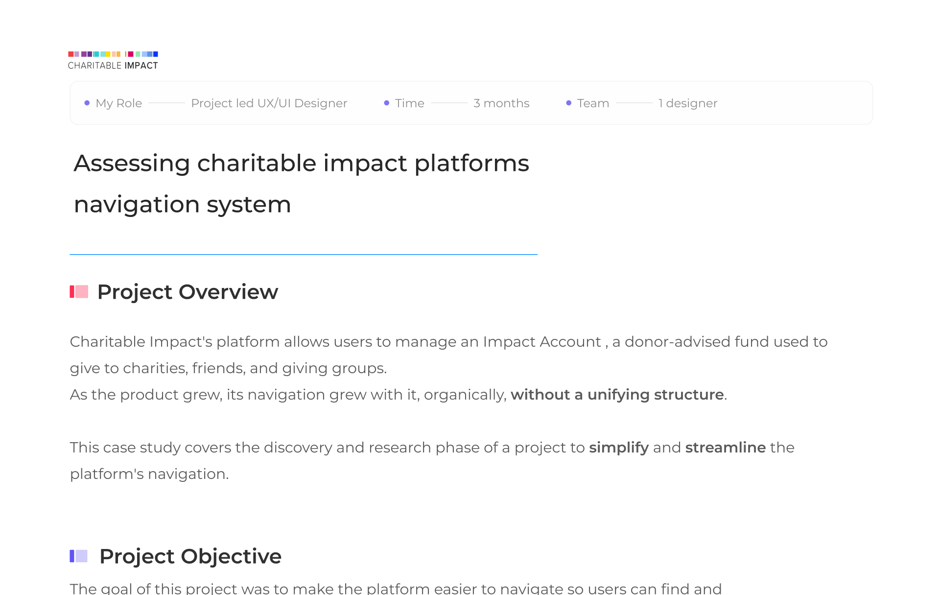Case study section 1