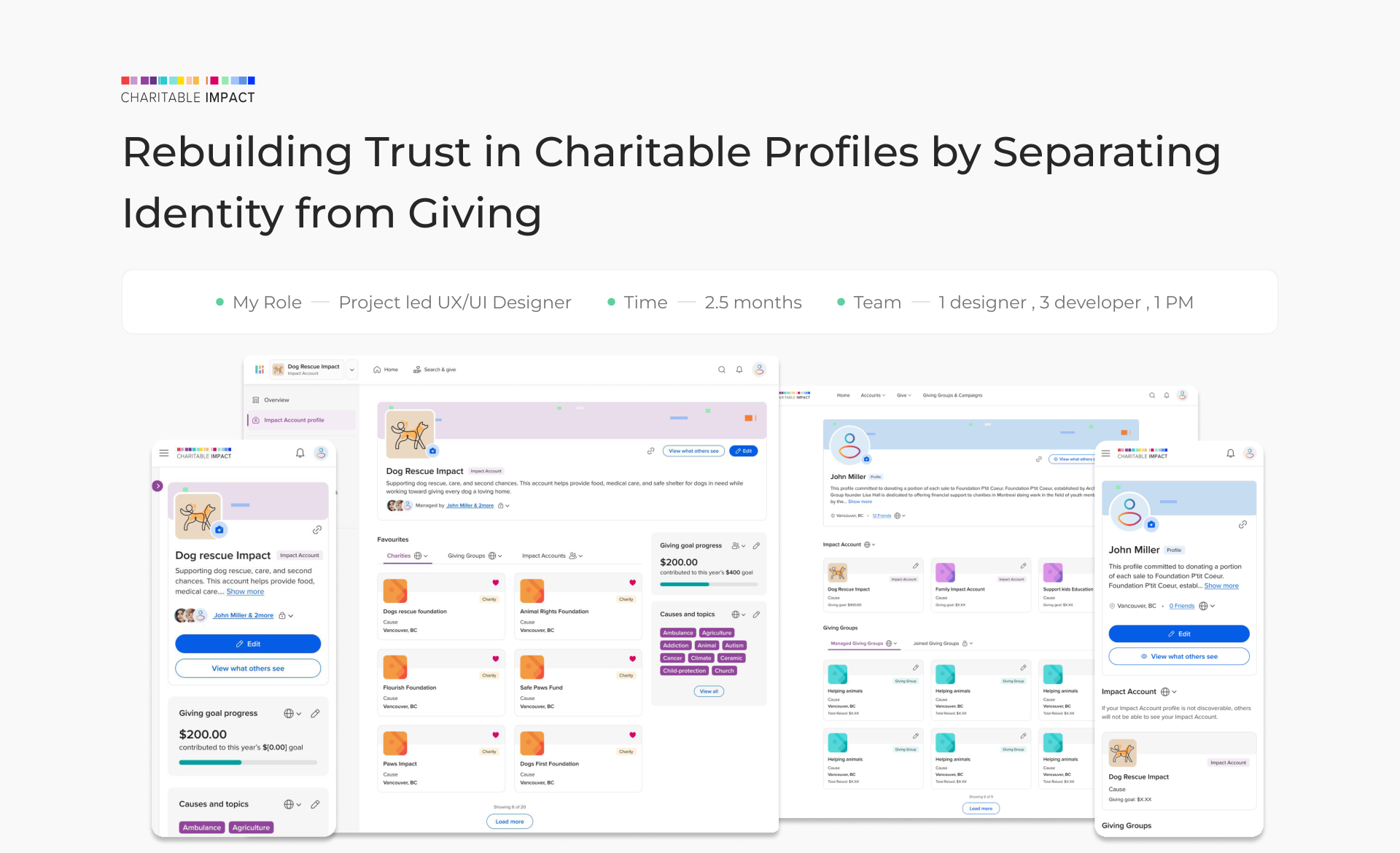 Profiles case study, section 1