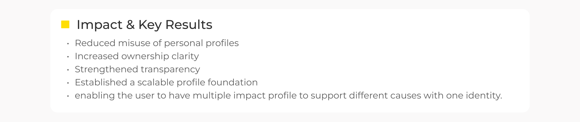 Profiles case study, section 12