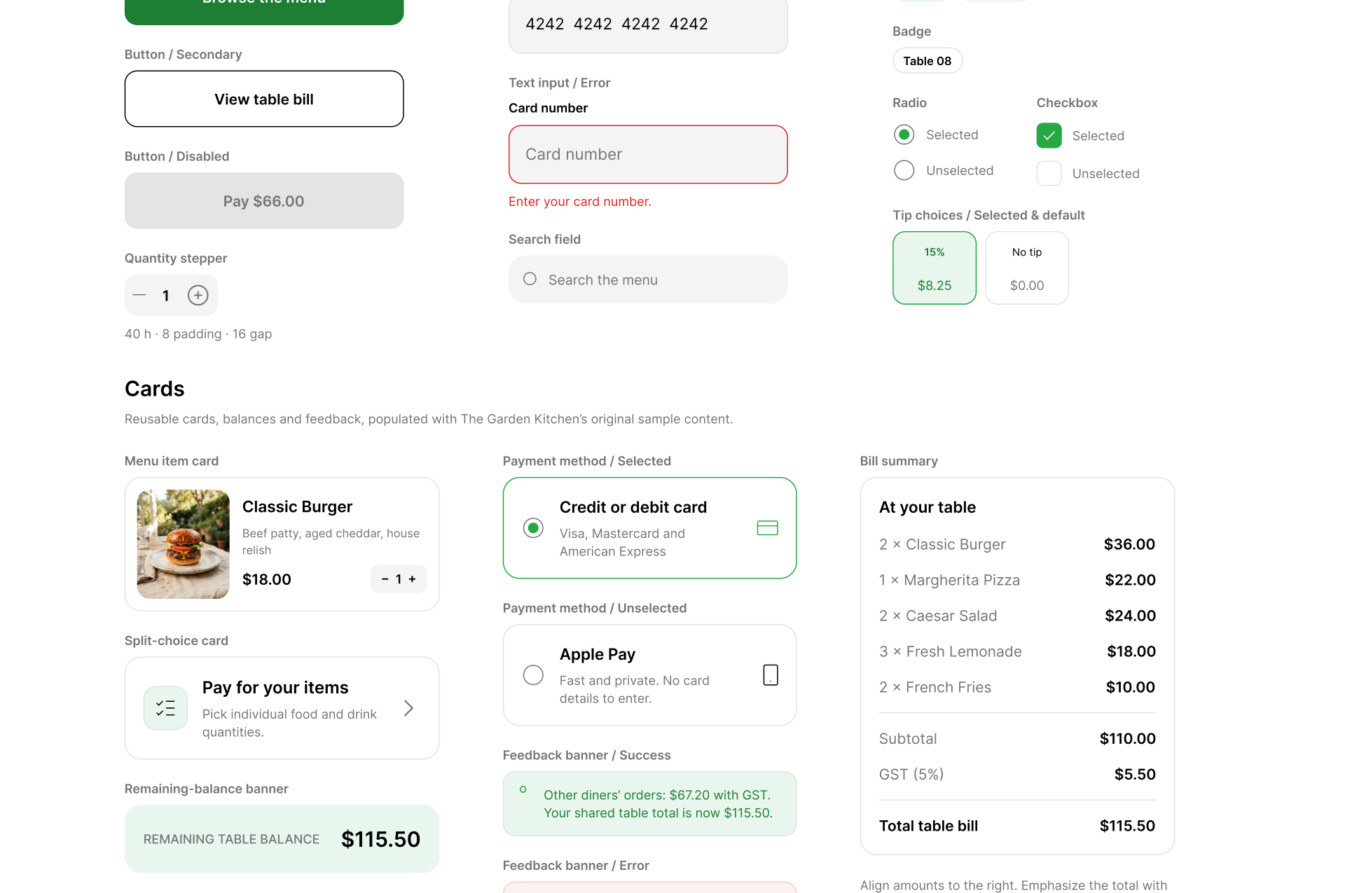 TablePay restaurant ordering and payment case study, section 5
